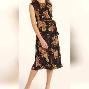 Ralph Lauren Floral Cap Dress Size 10 NWT